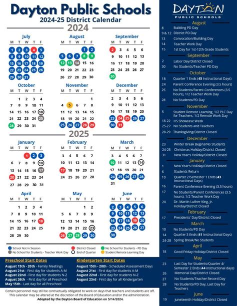 University Of Dayton Calendar 2024 25