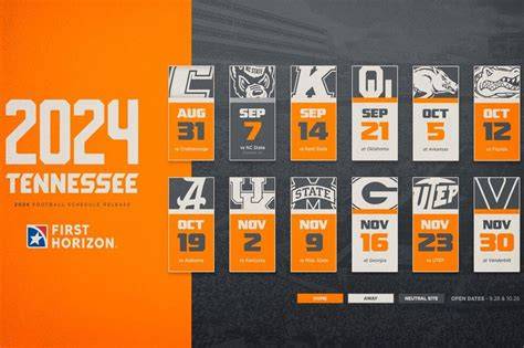 University Of Tennessee Football Calendar