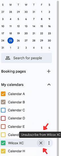Unsubscribe From Google Calendar