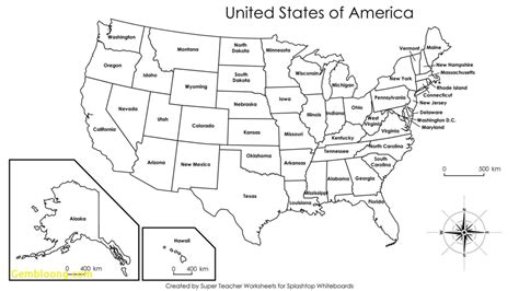 Us Map Pdf Printable