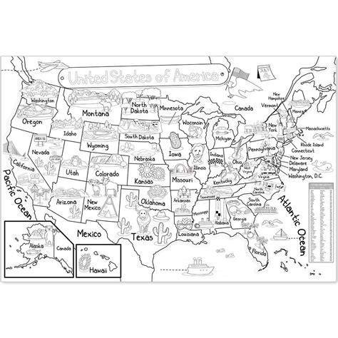 Usa Map For Coloring