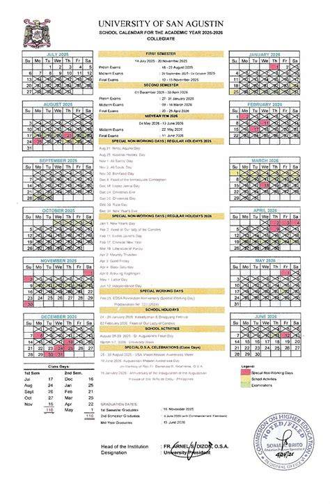Usahs Academic Calendar 2025 2026