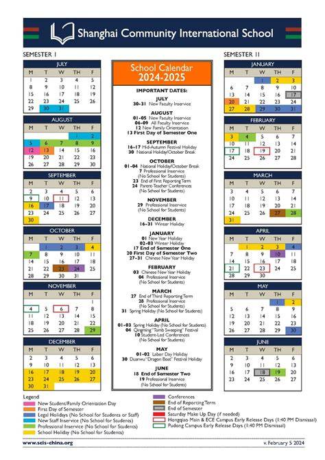 Uw Spring 2025 Calendar