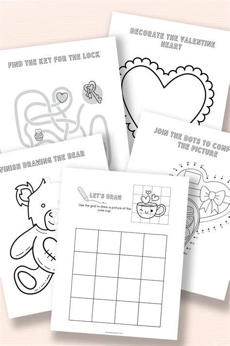 Valentine Activity Pages