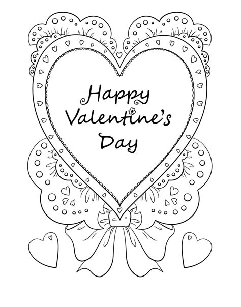 Valentines Coloring Pictures