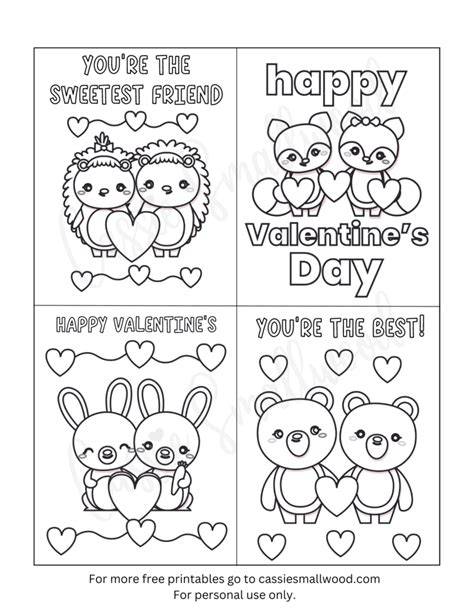 Valentines Day Coloring Cards