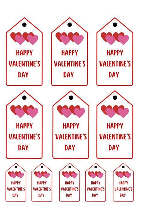 Valentines Gift Tags Printable