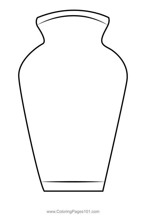 Vase Coloring Page