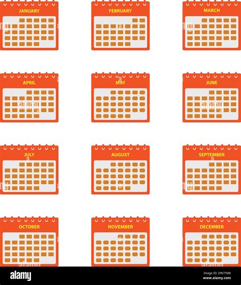 12 calendar colors