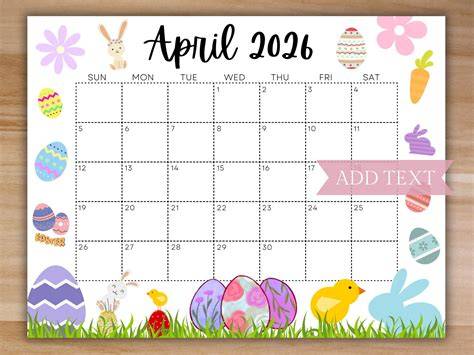 easter 2026 calendar date