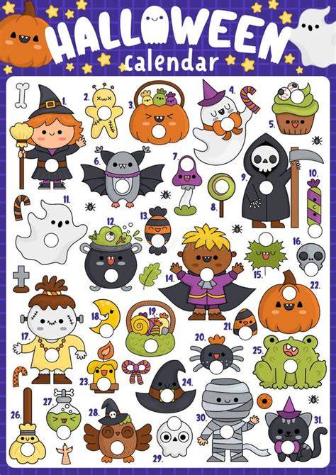 halloween advent calendar