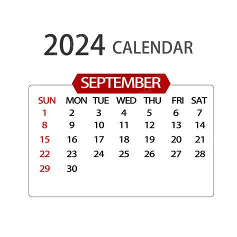 september 2024 calendar