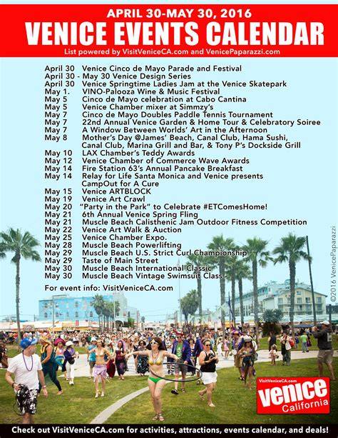 Venice Florida Event Calendar