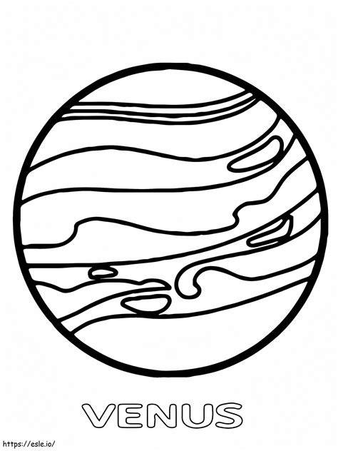 Venus Coloring Page