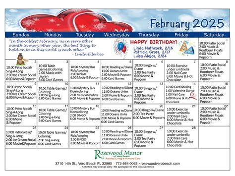 Vero Beach Community Calendar