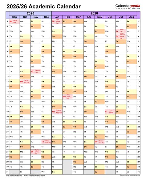 2025 and 2026 school calendar