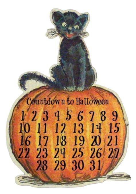calendar of halloween