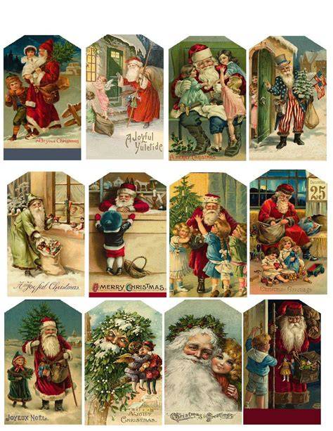 Vintage Christmas Free Printables