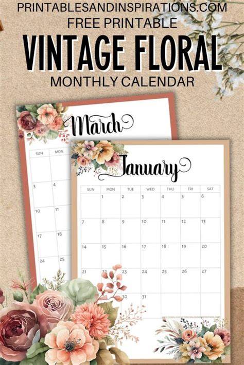 pages calendar template