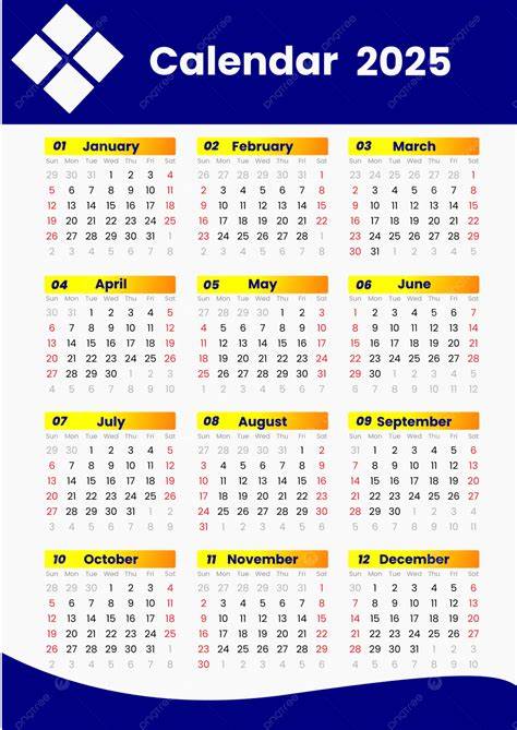 2025 calendar book