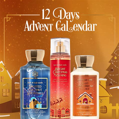 bath body advent calendar