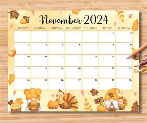 november 2024 calendar printable