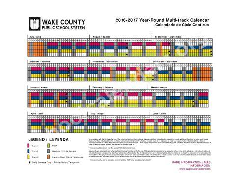 Wake County Year Round Calendar