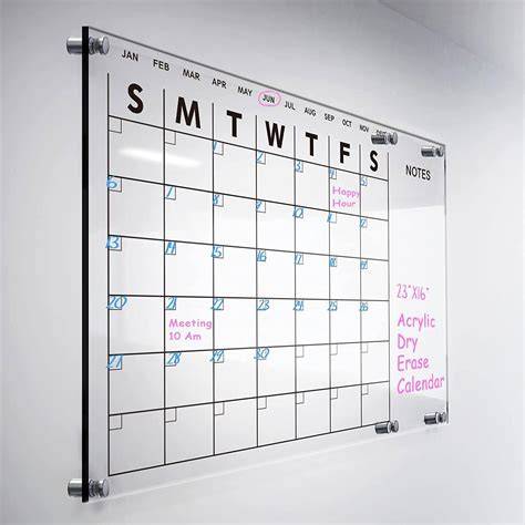 Wall Calendar Board