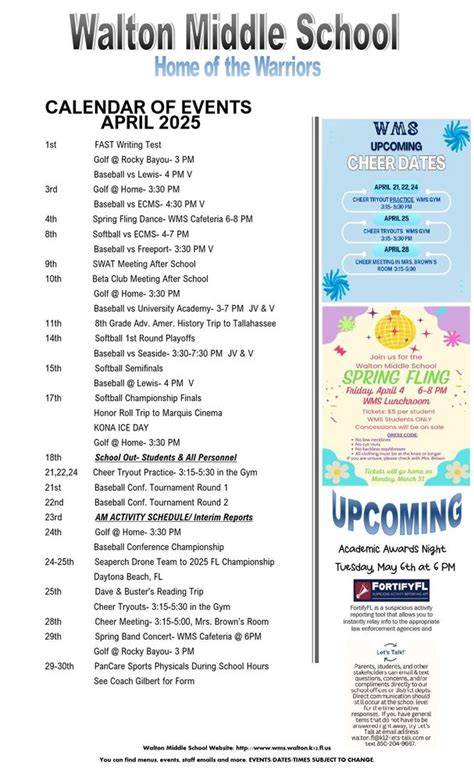 Walton Verona Schools Calendar