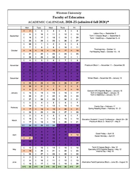 Wcu Calendar 25 26