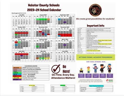Webster Schools Calendar