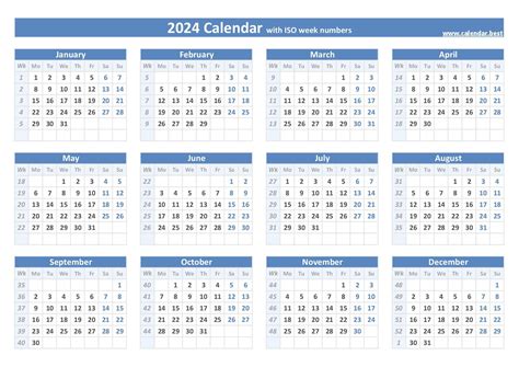 Week 20 Calendar