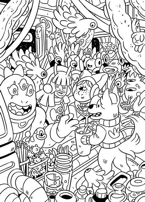 Weird Coloring Pages