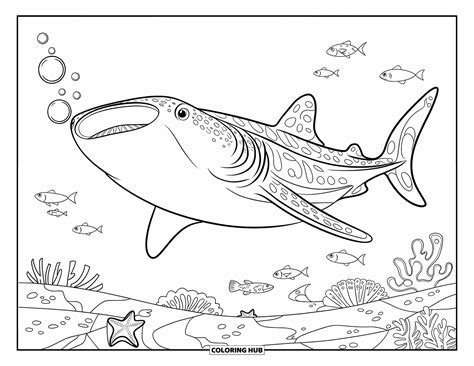 Whale Shark Coloring