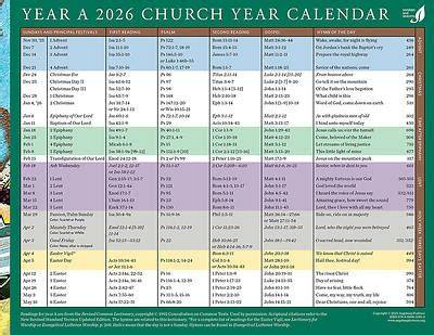 When Does The Church Calendar Begin