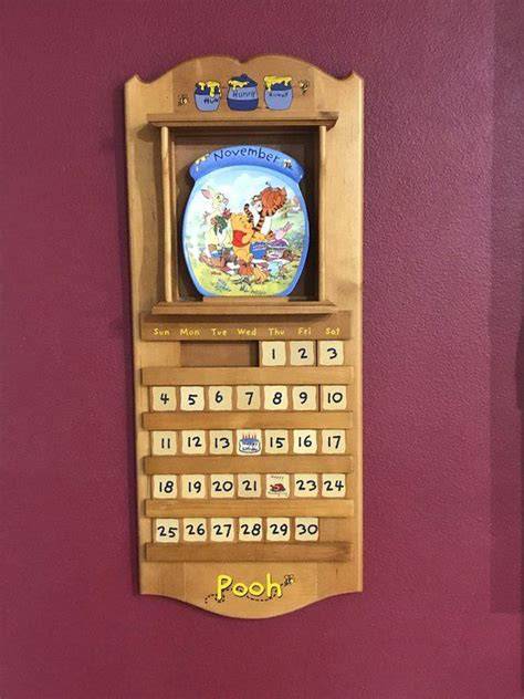 Winnie The Pooh Perpetual Calendar