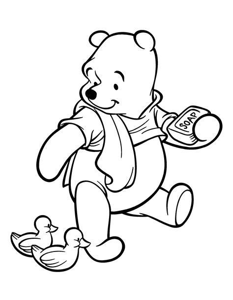 Winnie The Pooh Printable Colouring Pages