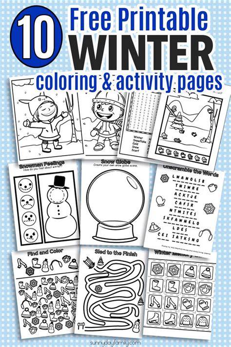 Winter Activity Pages