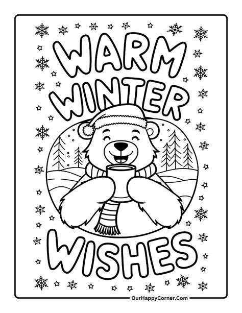 Winter Coloring Printables