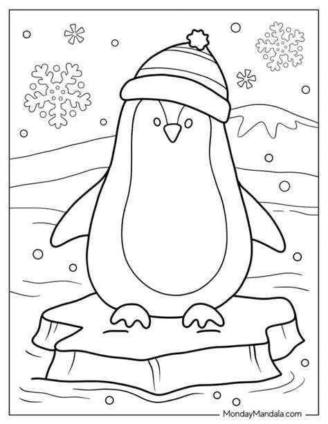 Winter Coloring Worksheets