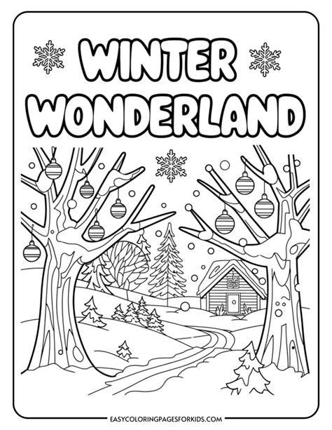 Winter Wonderland Coloring