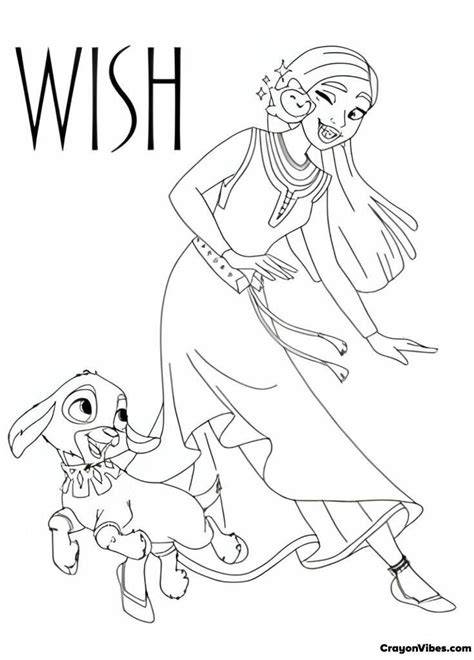 Wish Printable Coloring Pages