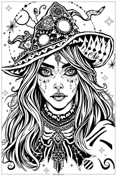 Witchy Coloring Pages Printable