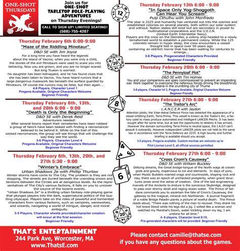 Worcester Entertainment Calendar