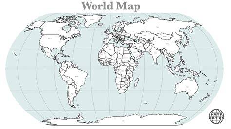 World Maps Printable Free