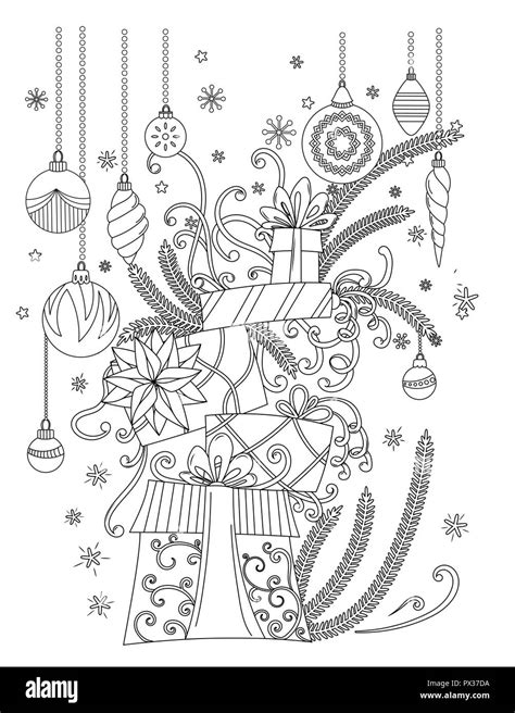 Xmas Coloring Pages For Adults