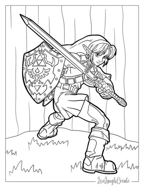 Zelda Pictures To Color