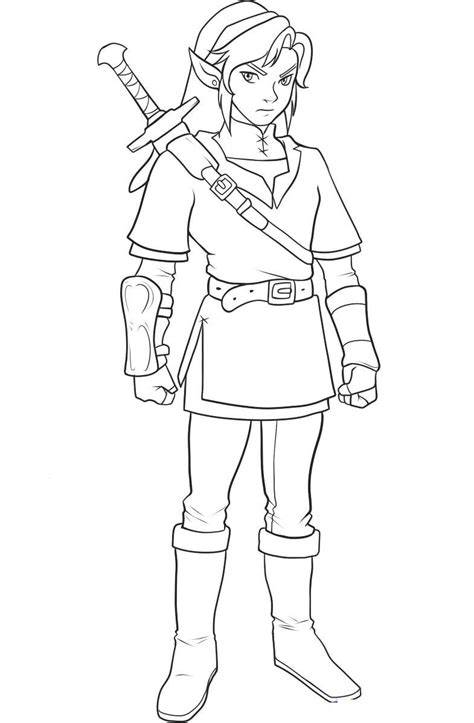 Zelda Printable Coloring Pages