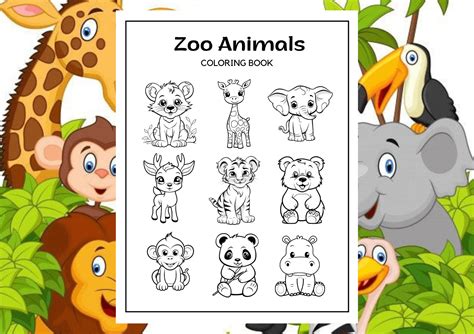Zoo Animal Coloring Pictures