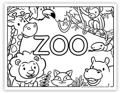 Zoo Animal Coloring Sheets